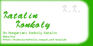 katalin konkoly business card